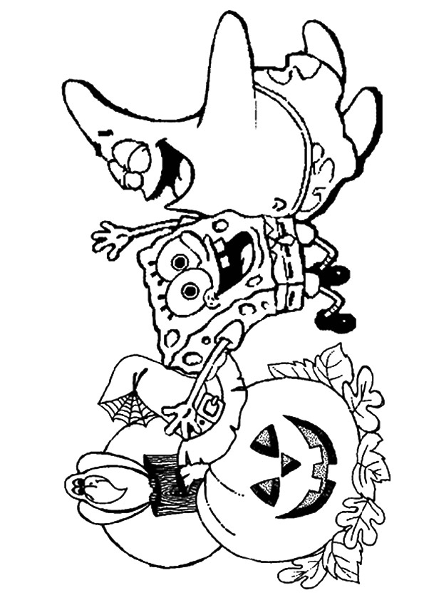 Plansa de colorat cu Halloween 26 82